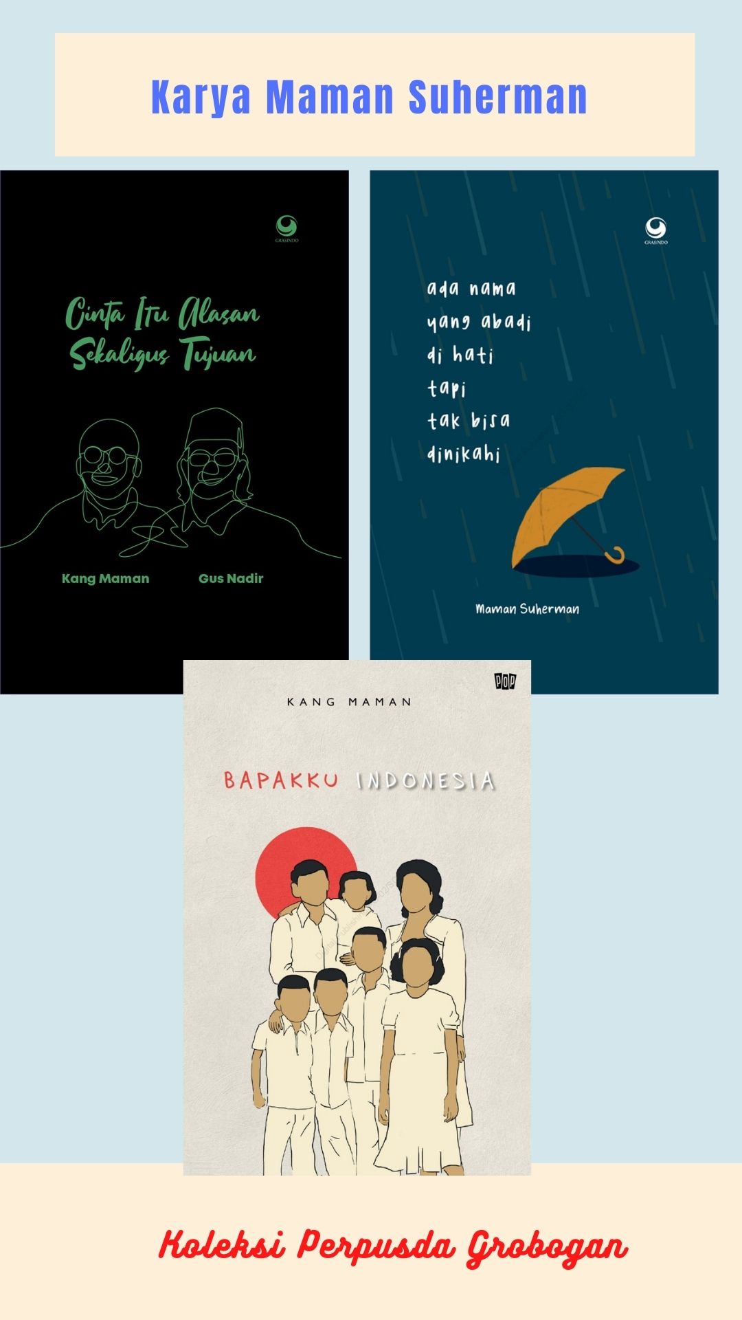 Buku-buku karya Kang Maman 